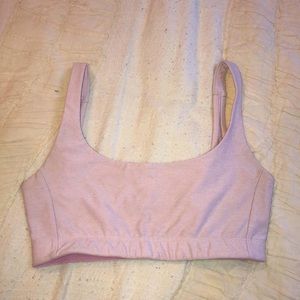 Outdoor Voices Double Time Bra - XS light pink
